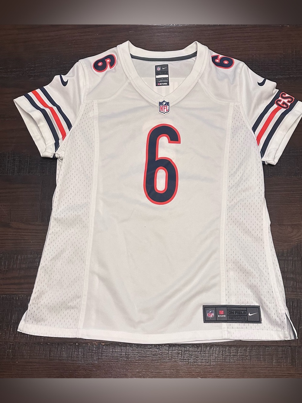 Nike Onfield NFL Chicago Bears Jersey Women’s Fit Size Large Jay Cutler White